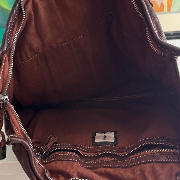 Sissi Rossi Brown Leather Tote Bag - Picture 12 of 16